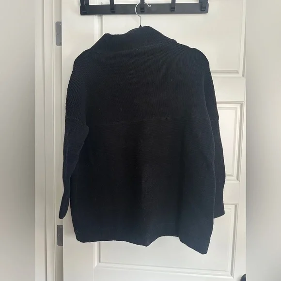 Free People Black Turtleneck Sweater - Picture 3 of 5